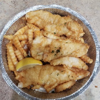 3 Eyed Fish - 3 pc Cod and Chips. Their ketchup and tarter sauces are great! - New American Near Me - Richland, Washington 3 Eyed Fish - 3 pc Cod and Chips. Their ketchup and tarter sauces are great! - New American Near Me - Richland, Washington