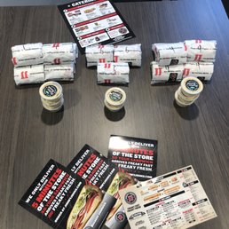Sample sandwiches delivered