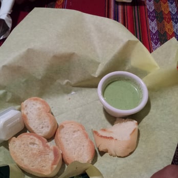 Mucho Gusto - The bread and Chile is interesting. Addicting! - Peruvian Near Me - Fontana, California Mucho Gusto - The bread and Chile is interesting. Addicting! - Peruvian Near Me - Fontana, California
