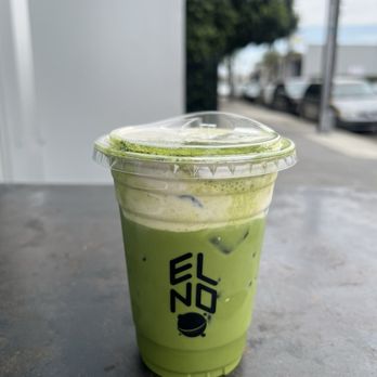 ELNO - Matcha oat latte with pistachio cream top - Coffee & Tea Near Me - Panorama City, California ELNO - Matcha oat latte with pistachio cream top - Coffee & Tea Near Me - Panorama City, California