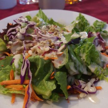 Rheinblick German Restaurant - Salad I wasn't expecting. Usually I request the dressing on the side, but this was a nice surprise. - German Near Me - Canandaigua, New York Rheinblick German Restaurant - Salad I wasn't expecting. Usually I request the dressing on the side, but this was a nice surprise. - German Near Me - Canandaigua, New York