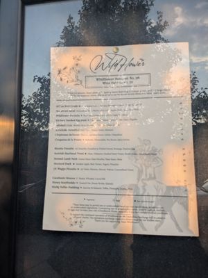Menu photo 1 Wildflower Denver, CO Menu photo 1 Wildflower Denver, CO