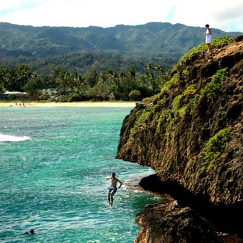 Laie Point - Jumping! - Landmarks & Historical Buildings Near Me - Laie, Hawaii