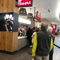 Always a line but they are fast and efficient Always a line but they are fast and efficient