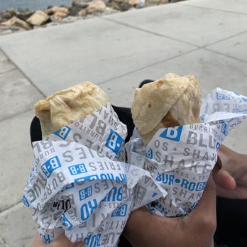 Blue Burro - California Burrito and Pollo Asado Burrito - Salad Near Me - Long Beach, California