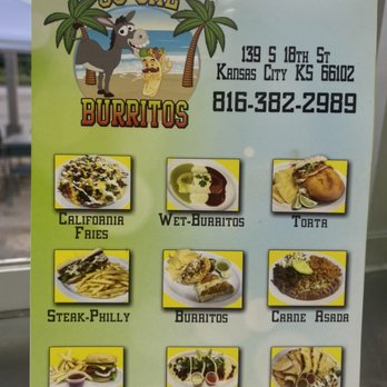 Southern Cali Burritos - Menu - Food Trucks Near Me - Kansas City, Missouri Southern Cali Burritos - Menu - Food Trucks Near Me - Kansas City, Missouri