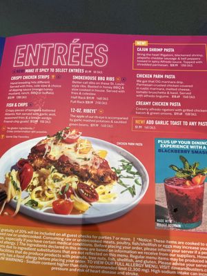 Menu photo 4 Dave & Buster's Auburn - King Auburn, WA