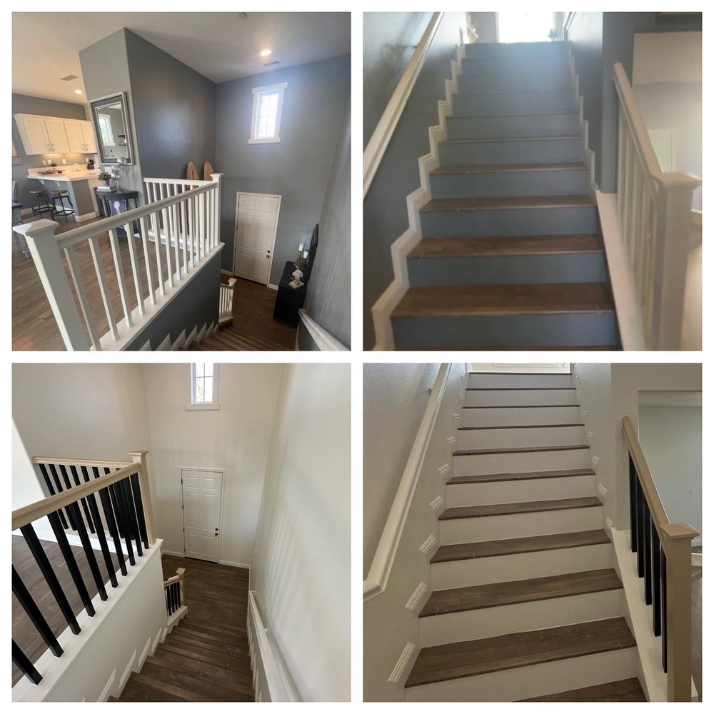 BEFORE (grey) & AFTER (white)