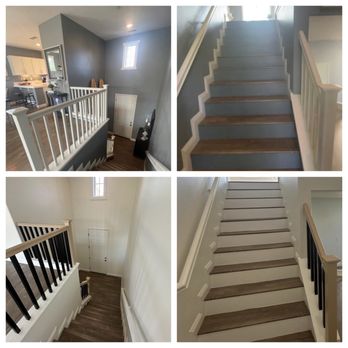 Marvel Painters - BEFORE (grey) & AFTER (white) - Painters Near Me - Laguna Niguel , California