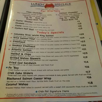 The Crab Pot - Menu 3 - Seafood Near Me - Seattle, Washington The Crab Pot - Menu 3 - Seafood Near Me - Seattle, Washington