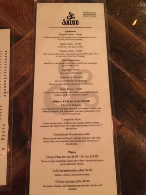 Menu photo 7 Salud Bar & Grill Brooklyn, NY Menu photo 7 Salud Bar & Grill Brooklyn, NY