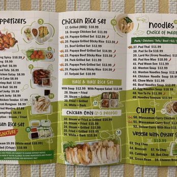 Red Chicken Thai - Menu December 2021 - Thai Near Me - San Gabriel, California