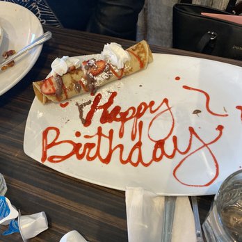 Broken Yolk Cafe - Delicious bday dessert - Breakfast & Brunch Near Me - Yuma, Arizona