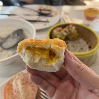 D Cuisine - Baked Creamy Egg Yolk Bun $6.95 - Dim Sum Near Me - Westmont, Illinois