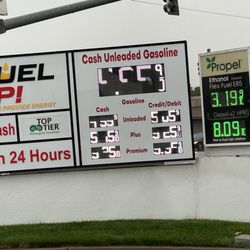 Fuel Up - $5.25 cash for 91 $5.35 credit 10/21/26