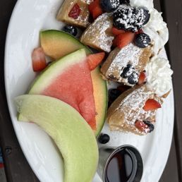 Berry waffles: sooooo good! Berry waffles: sooooo good!