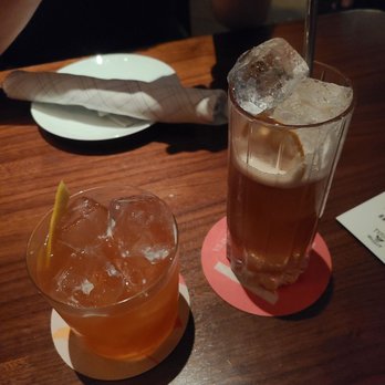 Manhatta - Strawberry sayonara and grilled peach and fig iced tea - New American Near Me - New York, New York Manhatta - Strawberry sayonara and grilled peach and fig iced tea - New American Near Me - New York, New York