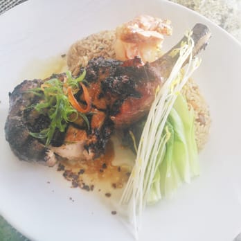 Kō - Ginger Hoisin BBQ Pork Chops cooked well-done but still incredibly juicy. - Seafood Near Me - Maui, Hawaii Kō - Ginger Hoisin BBQ Pork Chops cooked well-done but still incredibly juicy. - Seafood Near Me - Maui, Hawaii