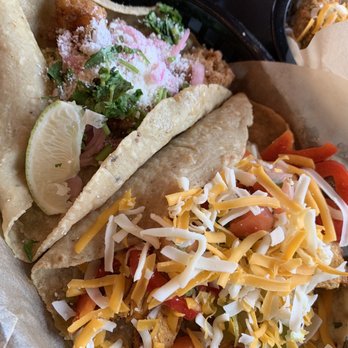 Torchy's Tacos - Baja shrimp and chicken fajita taco - Tacos Near Me - Baton Rouge, Louisiana