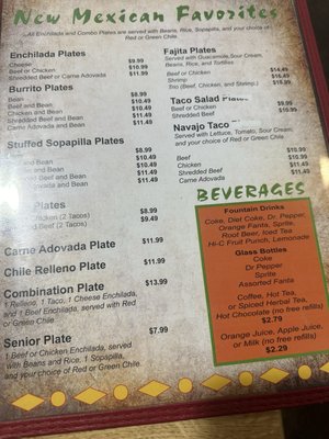 Menu photo 2 T J's New Mexican Restaurant Los Lunas, NM Menu photo 2 T J's New Mexican Restaurant Los Lunas, NM