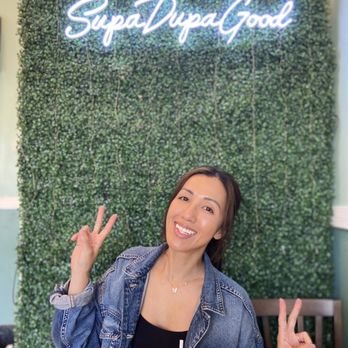 Supa Thai - Thai Tea wasn't as flavorful but this wall was def photo opp. - Thai Near Me - Kapolei, Hawaii