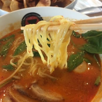 Junpuu - GLUTEN FREE RAMEN, tan tan style with extra stuff (charsiu, egg, - Ramen Near Me - Honolulu, Hawaii