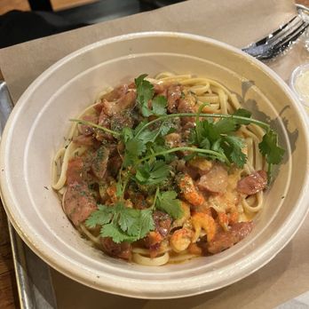 Nguyen's Kitchen - Crawfish Pasta - Vietnamese Near Me - Orange, California