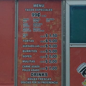 Taqueria Express - Menu - Food Trucks Near Me - Memphis, Tennessee Taqueria Express - Menu - Food Trucks Near Me - Memphis, Tennessee