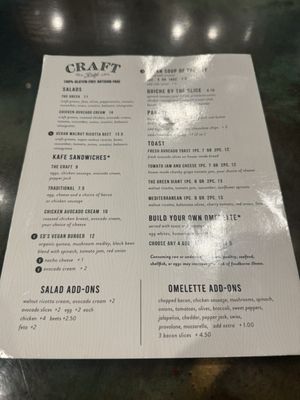 Menu photo 6 Craft Kafe Saint Petersburg, FL