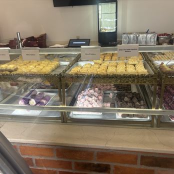 Baklovah Bakery - Turkish Delight Variety on the bottom ; Baklava Variety On top - Desserts Near Me - San Antonio, Texas Baklovah Bakery - Turkish Delight Variety on the bottom ; Baklava Variety On top - Desserts Near Me - San Antonio, Texas