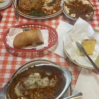Rigazzi's - Veal Parmigiana and Cannelloni (both half eaten lol) - Italian Near Me - Saint Louis, Missouri