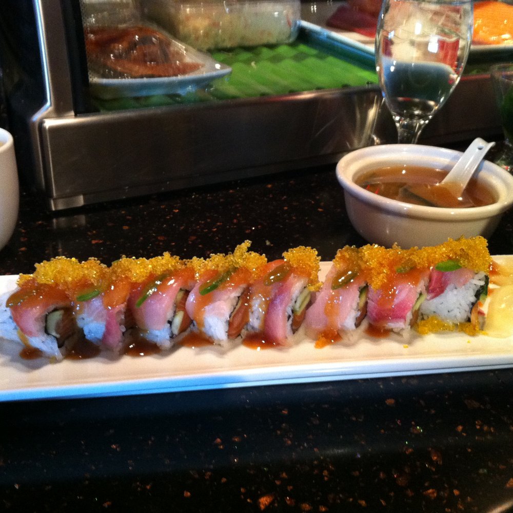Asahi Sushi Bar - Specialty Roll Name: "Sweet Jesus!" haha but it was delicious - Japanese Near Me - Orem, Utah