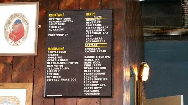 Menu photo 3 Bootleggers Belfast, BFS