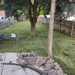 New lawn placement