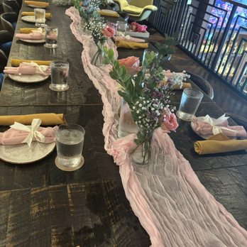 GRANVILLE - They allow you to bring your own decor. This was for a baby shower. - New American Near Me - Pasadena, California