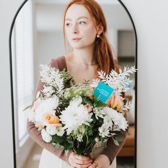 Callia Flowers - Callia bouquet being held customer - Florists Near Me