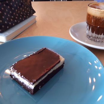 Sanctuary Cafe - nanaimo bar & almond milk cortado - Coffee & Tea Near Me - Richmond, British Columbia Sanctuary Cafe - nanaimo bar & almond milk cortado - Coffee & Tea Near Me - Richmond, British Columbia