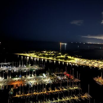 Prince Waikiki - Nighttime view of Waikiki harbor! - Hotels Near Me - Honolulu, Hawaii