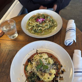 The Beachcomber - Spaghetti squash, shrimp pesto pasta - Seafood Near Me - Newport Beach, California The Beachcomber - Spaghetti squash, shrimp pesto pasta - Seafood Near Me - Newport Beach, California