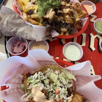 The Taco Stand - BAJA TACO + MAR Y TIERRA FRIES - Mexican Near Me - Orange, California