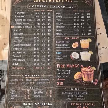 El Arroyo - Bar menu - Mexican Near Me - Sonora, California