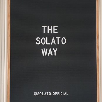 Solato - the solato way sign on the wall - Ice Cream & Frozen Yogurt Near Me - Toronto, Ontario Solato - the solato way sign on the wall - Ice Cream & Frozen Yogurt Near Me - Toronto, Ontario