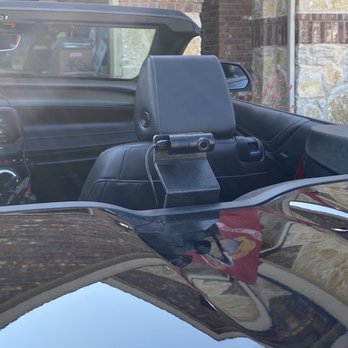 CAR TOYS - Custom fixture attached dash cam and installed on convertible - Car Stereo Installation Near Me - McKinney, Texas