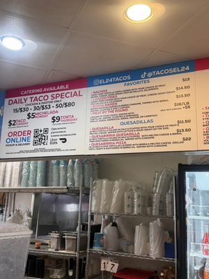 Menu photo 2 Tacos el 24 Arlington, TX