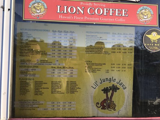 Menu photo 3 Lil' Jungle Java Encinitas, CA