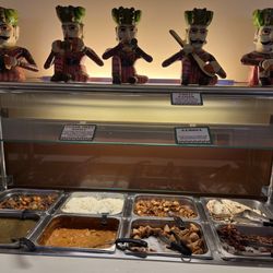 Indian Garden - The selection today paneer curry, Goat Curry...