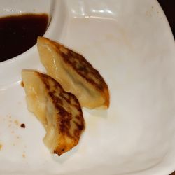 Pork gyoza, we ate 4/6 already!