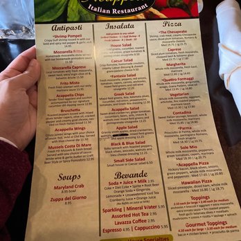 Acappella Italian Restaurant - Italian Near Me - Fallston, Maryland