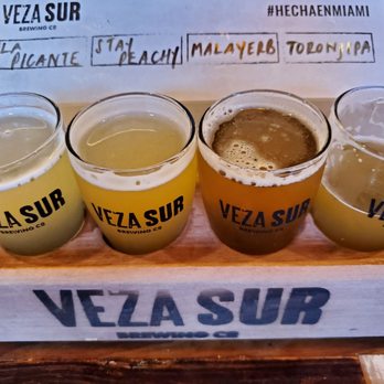 Casa La Rubia - Beer flight - Breweries Near Me - Miami, Florida Casa La Rubia - Beer flight - Breweries Near Me - Miami, Florida