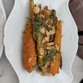 Cafe Mulberry - Roasted carrots with marcona almonds - Coffee & Tea Near Me - New York, New York Cafe Mulberry - Roasted carrots with marcona almonds - Coffee & Tea Near Me - New York, New York